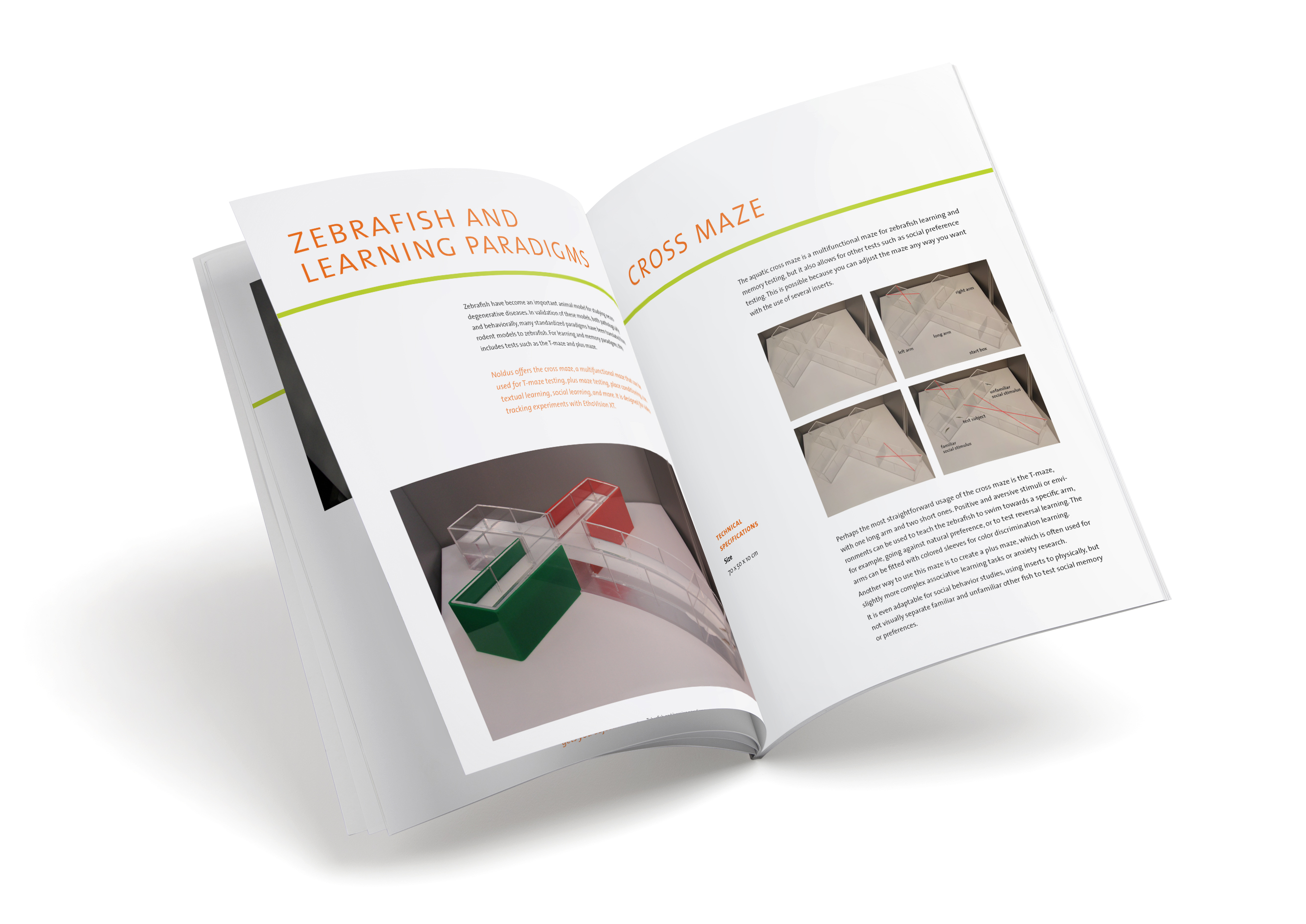 Free white paper on t-maze for zebrafish